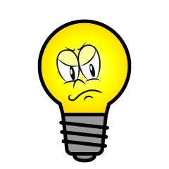 Angry Light Bulb