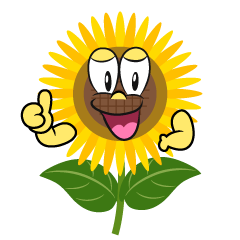 Thumbs up Sunflower