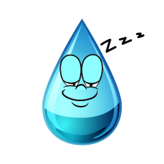 Sleeping Water Drop