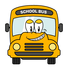 Grinning School Bus