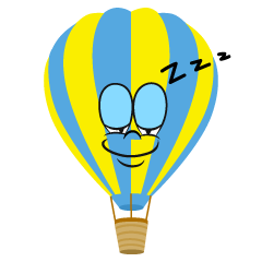 Sleeping Hot Air Balloon