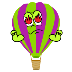 Furious Hot Air Balloon