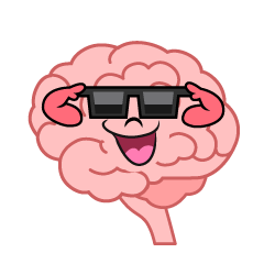 Brain with Sunglasses
