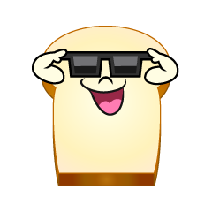 Bread with Sunglasses