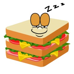 Sleeping Sandwich