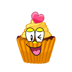 Laughing Cupcake