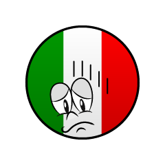 Depressed Italian Symbol