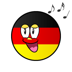 Singing German Symbol