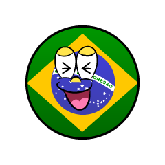 Laughing Brazil Symbol