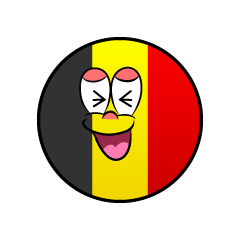 Laughing Belgium Symbol