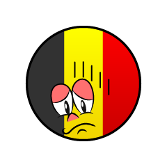 Depressed Belgium Symbol