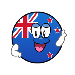 Posing New Zealand Symbol