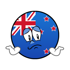Troubled New Zealand Symbol
