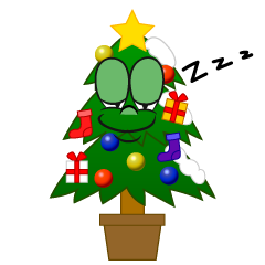 Sleeping Christmas Tree