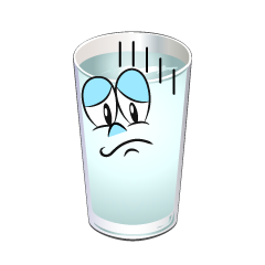 Depressed Water Glass
