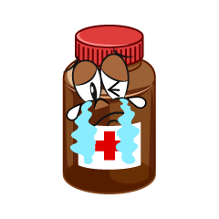 Crying Medicine Bottle