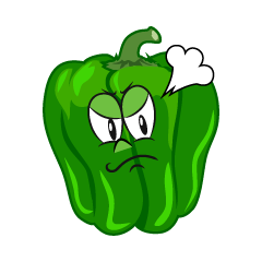 Angry Green Pepper