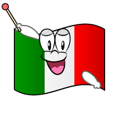 Speaking Italian Flag