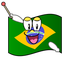 Speaking Brazilian Flag