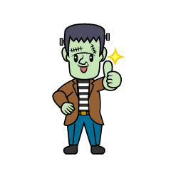 Thumbs up Frankenstein