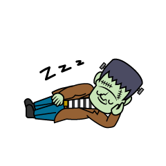 Sleeping Frankenstein