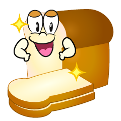 Glitter Toast Bread