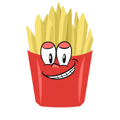 Grinning French Fries