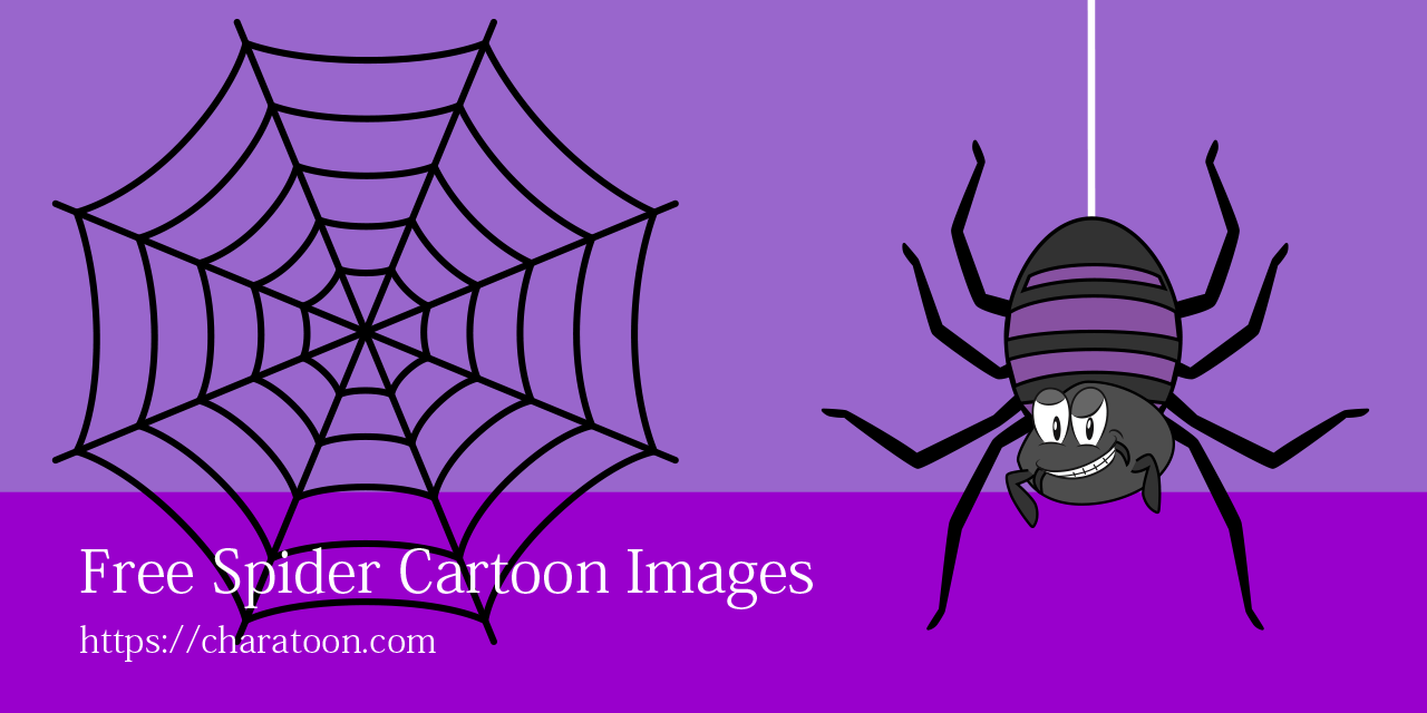 Free Spider Cartoon Characters Images | Charatoon