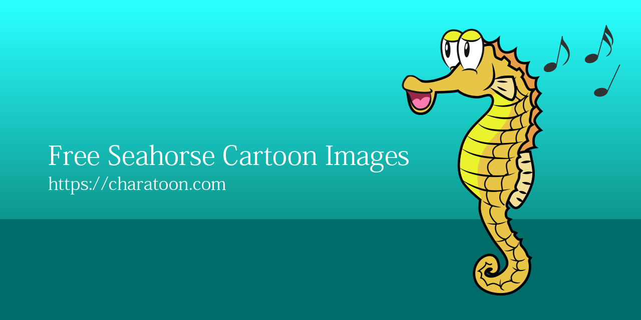 Free Seahorse Cartoon Characters Images | Charatoon