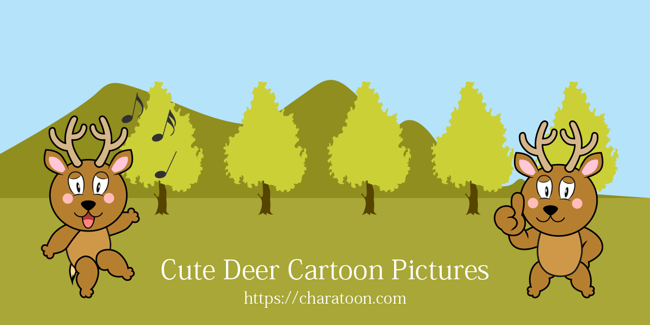 Free Deer Cartoon Characters Images | Charatoon