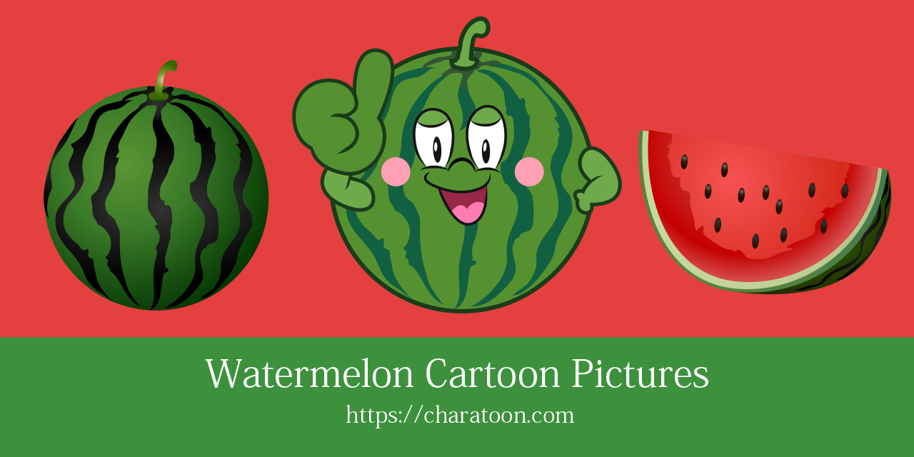 Free Watermelon Cartoon Characters Images | Charatoon