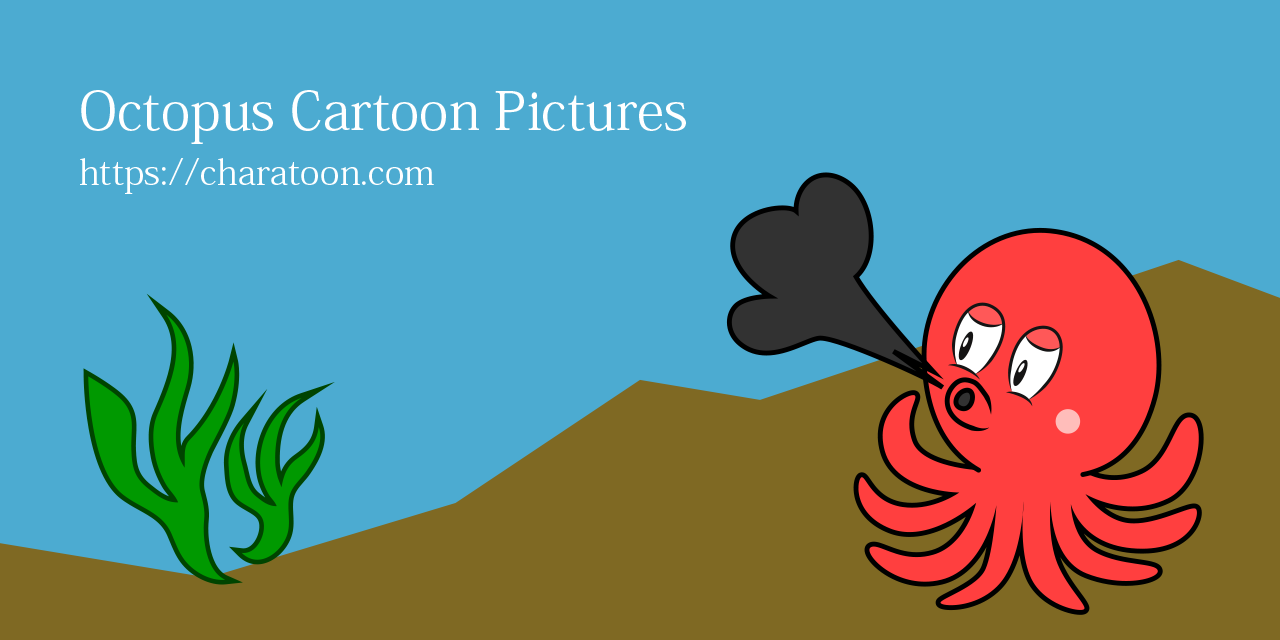 Free Octopus Cartoon Characters Images | Charatoon