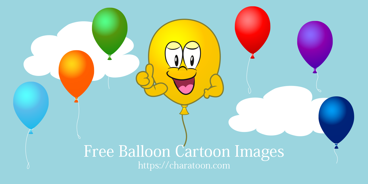 Free Balloon Cartoon Characters Images | Charatoon