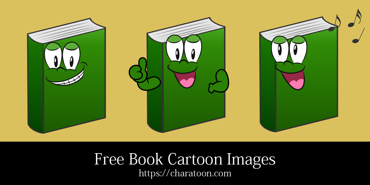 Free Book Cartoon Characters Images | Charatoon