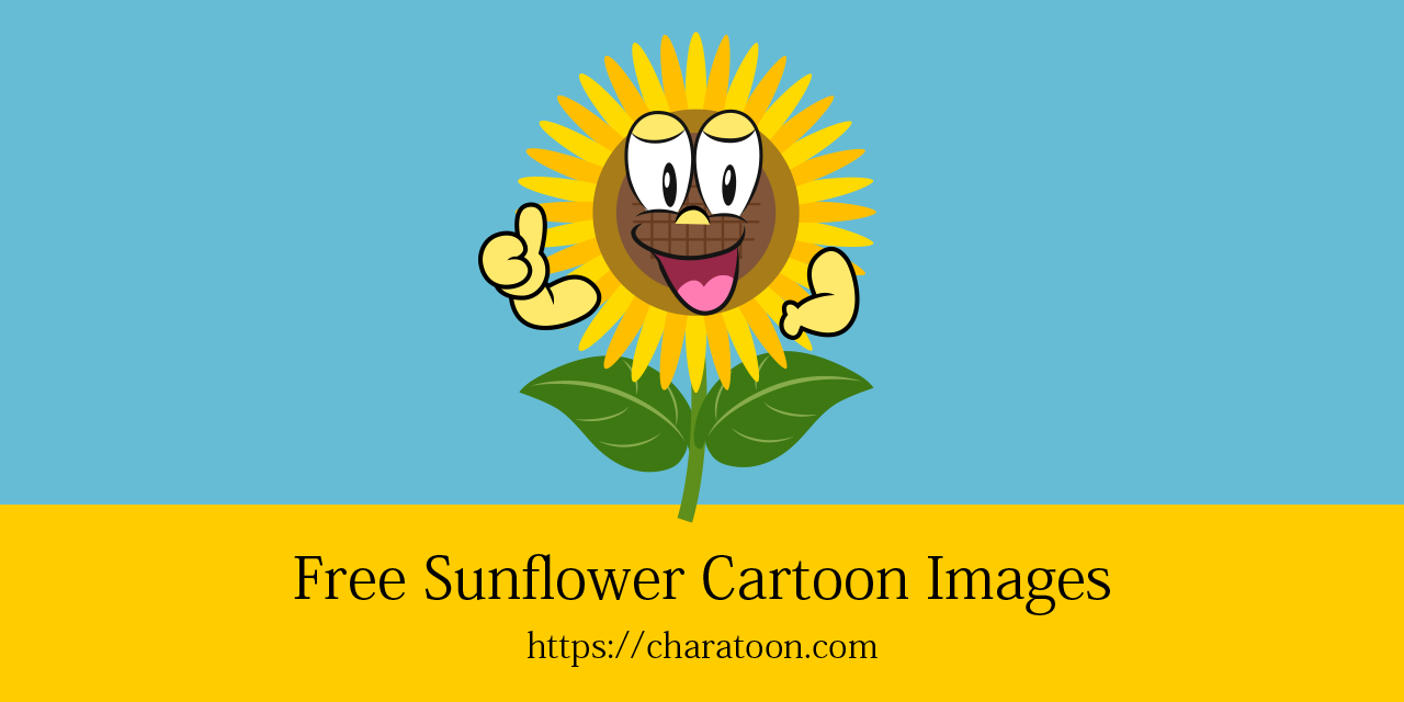 Free Sunflower Cartoon Characters Images | Charatoon
