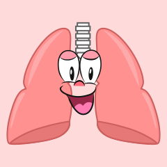 Lung Cartoon