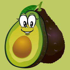 Avocado Cartoon