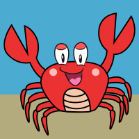 Crab Cartoon