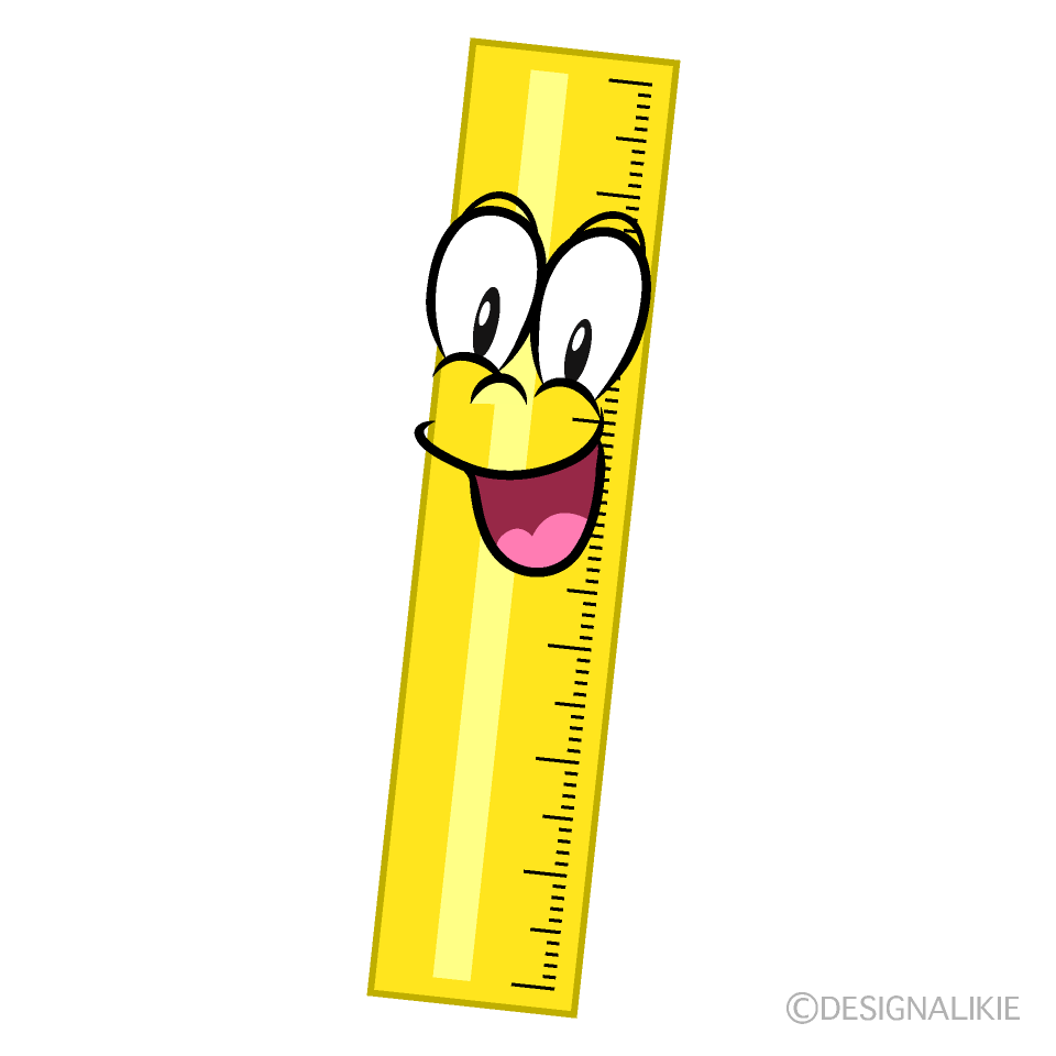 Surprising Ruler Cartoon Character Image