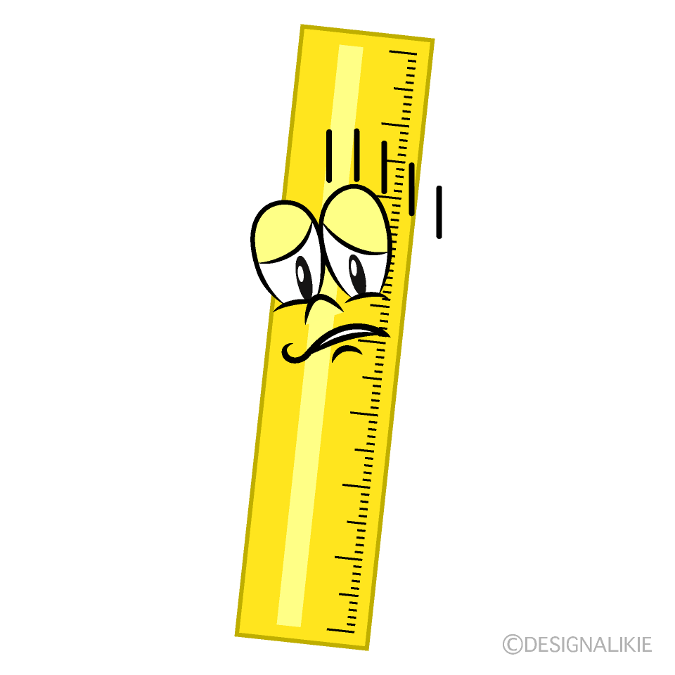 Depressed Ruler Cartoon Character Image