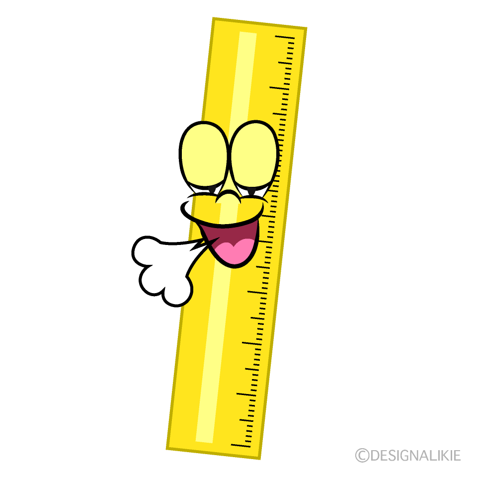 Relaxing Ruler Cartoon Character Image