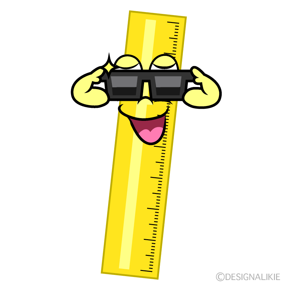 Cool Ruler Cartoon Character Image