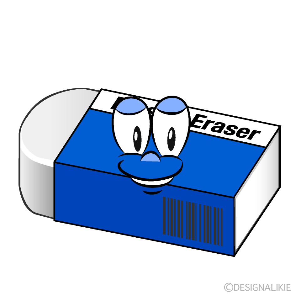 Eraser Cartoon Character Image