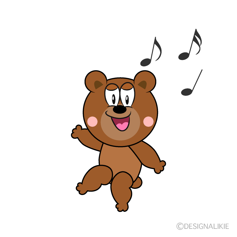 Free Dancing Bear Cartoon Image｜Charatoon