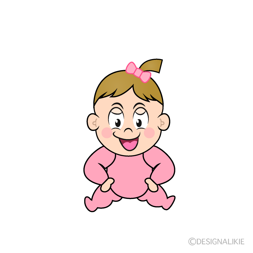 smiling baby cartoon