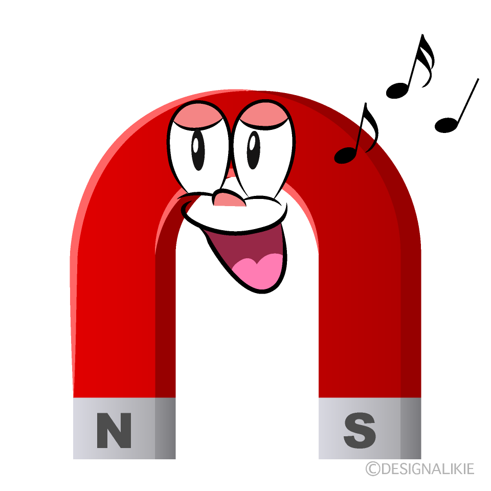 Singing Magnet Cartoon Character Image