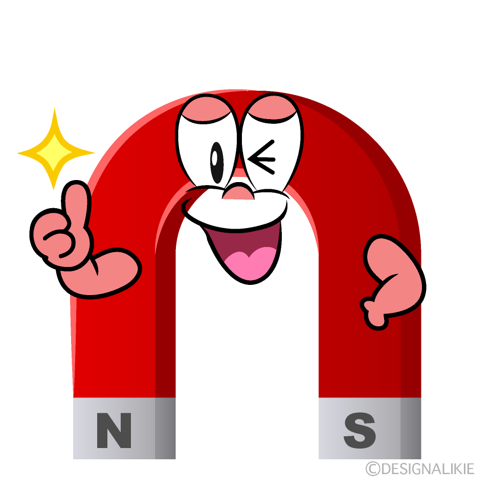 Thumbs up Magnet Cartoon Character Image