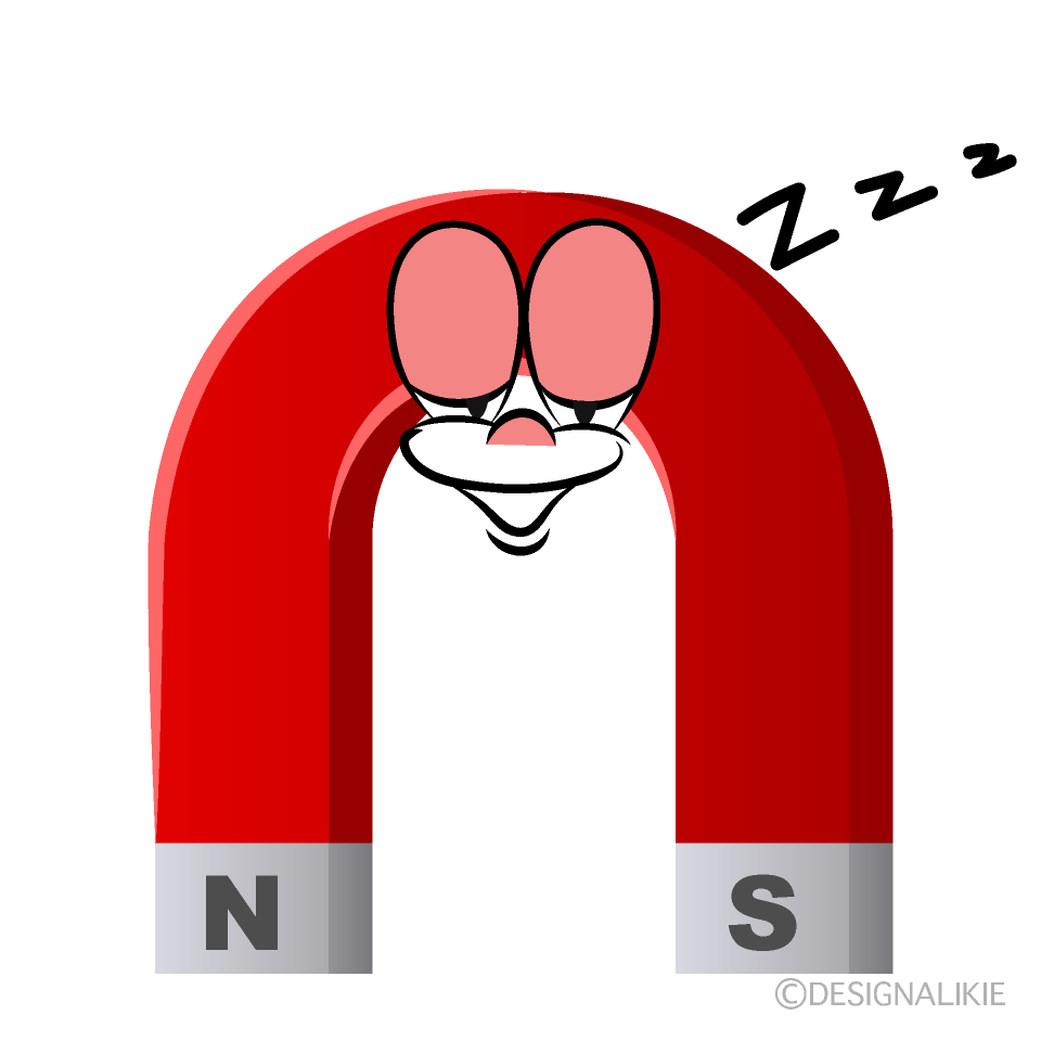 Sleeping Magnet Cartoon Character Image