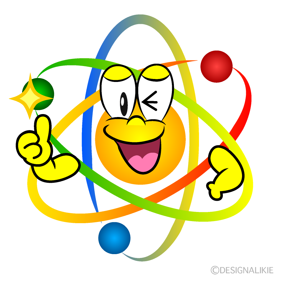 Thumbs up Atom Cartoon Character Image