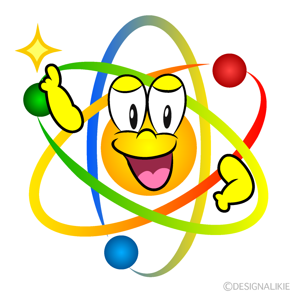 Posing Atom Cartoon Character Image